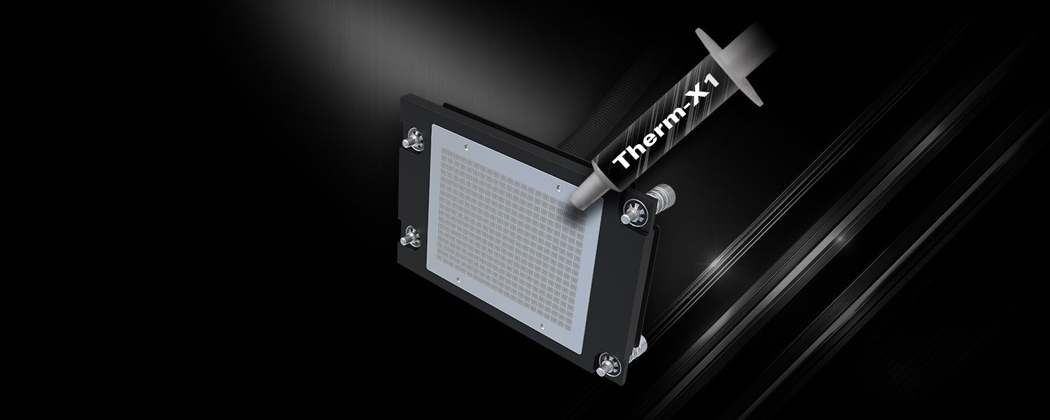 Pre-applied ASRock Therm-X1 Thermal Grease